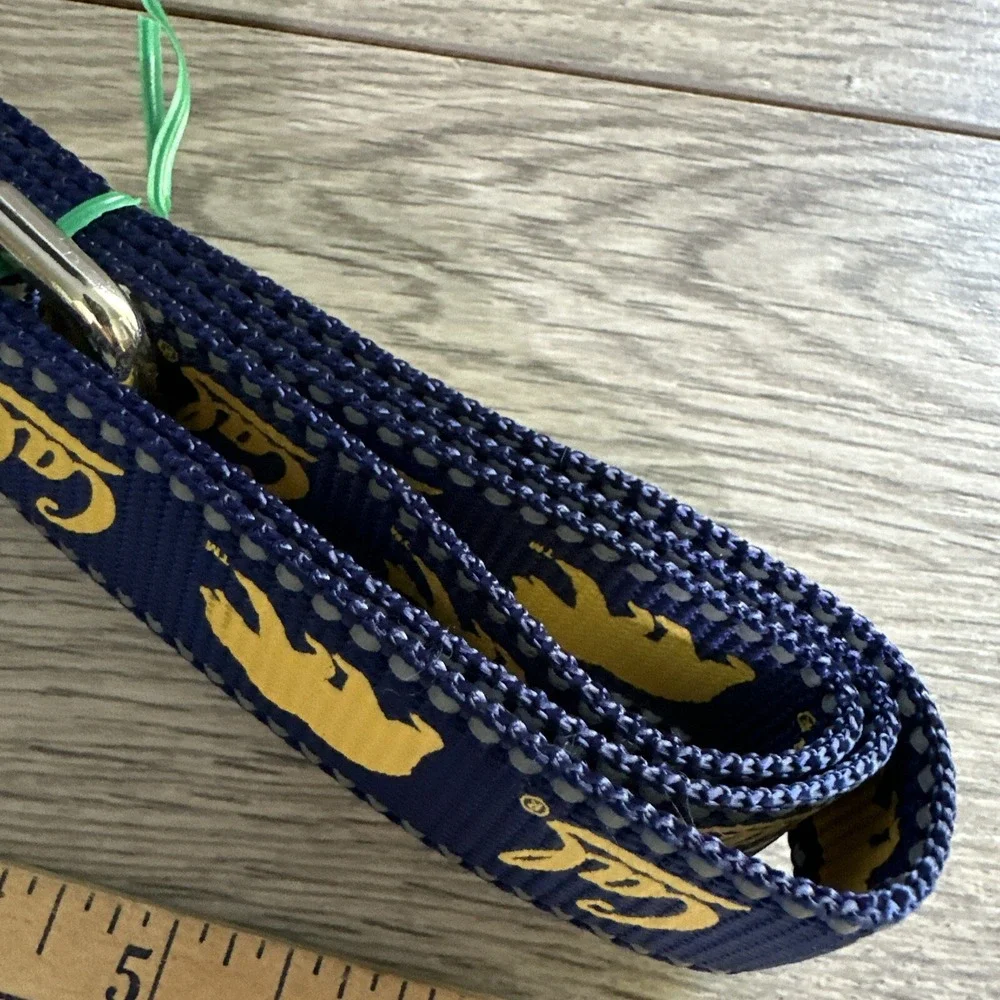 NCAA UC Berkeley Cal Golden Bears Dog Leash Navy Blue Excellent Reflective Logo